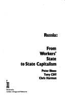 Tapa de Russia, from workers' state to state capitalism