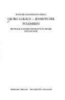 Tapa de Georg Lukács - Jenseits der Polemiken