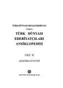 Tapa de Türk dünyası edebiyatçıları ansiklopedisi