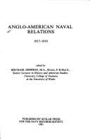 Tapa de Anglo-American naval relations, 1917-1919