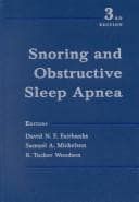 Tapa de Snoring and obstructive sleep apnea