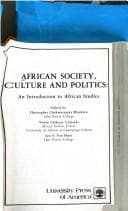 Tapa de African society, culture, and politics