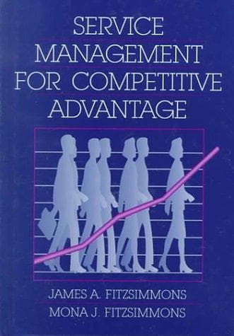Tapa de Service management for competitive advantage