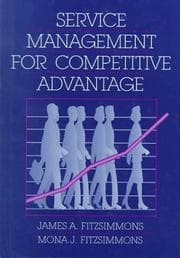Tapa de Service management for competitive advantage