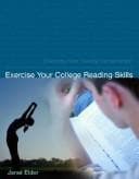 Tapa de Exercise your college reading skills