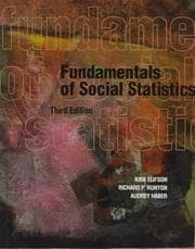 Tapa de Fundamentals of social statistics
