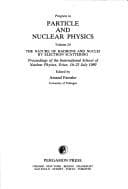 Tapa de Progress in particle and nuclear physics.