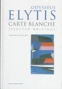 Tapa de Carte Blanche