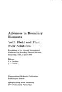 Tapa de Advances in Boundary Elements