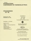 Tapa de Fifteenth International Conference on Thermoelectrics: Proceedings Ict '96