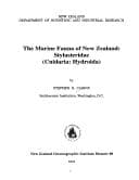 Tapa de The marine fauna of New Zealand