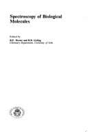 Tapa de Spectroscopy of Biological Molecules (Special Publication (Royal Society of Chemistry (Great Britain)))