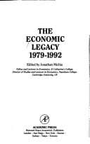Tapa de The Economic Legacy 1979-1992