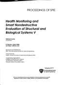 Tapa de Health Monitoring and Smart Nondestructive Evaluation of Structural and Biological System V