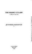 Tapa de The desert lullaby