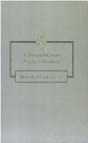 Tapa de A thirteenth-century preacher's handbook