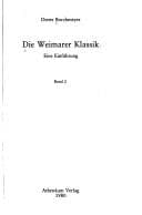 Tapa de Die Weimarer Klassik