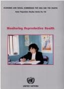 Tapa de Monitoring reproductive health