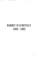 Tapa de Barbey d'Aurevilly 1808-1889