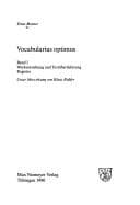 Tapa de Vocabularius optimus
