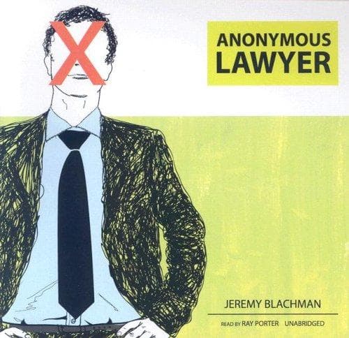 Tapa de Anonymous Lawyer