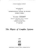 Tapa de The physics of complex systems