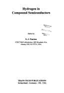 Tapa de Hydrogen in Compound Semiconductors (Materials Science Forum , Vol 148-149)