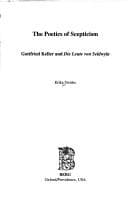 Tapa de The poetics of scepticism