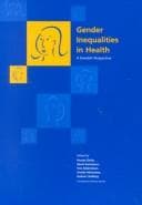 Tapa de Gender inequalities in health