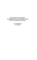 Tapa de Evaluation of the Safety of Operating Nuclear Power Plants Built to Earlier Standards