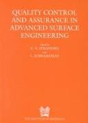 Tapa de Quality control and assurance in advanced surface engineering