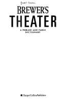 Tapa de Brewer's theater