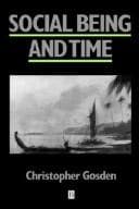 Tapa de Social being and time