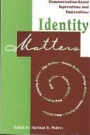 Tapa de Identity matters