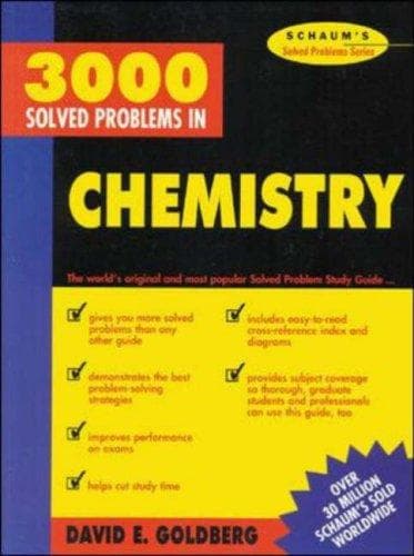 Tapa de 3,000 Solved Problems in Chemistry