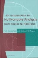 Tapa de An Introduction to Multivariable Analysis