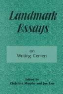 Tapa de Landmark essays on writing centers