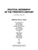 Tapa de Political Geography in the Twentieth Century