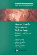 Tapa de Better health systems for India's poor