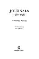 Tapa de Journals, 1982-86