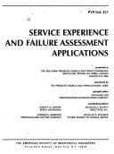 Tapa de Service experience and failure assessment applications