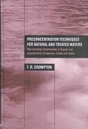 Tapa de Preconcentration Techniques in Natural and Treated Water
