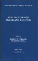 Tapa de Perspectives on Anger and Emotion