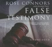 Tapa de False Testimony (Marty Nickerson Novels)
