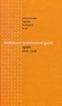 Tapa de Birkhäuser architectural guide