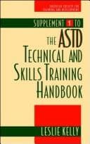 Tapa de Supplement 1 to The ASTD technical and skills training handbook