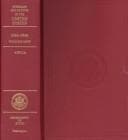 Tapa de Foreign Relations of the United States, 1964-1968, Africa