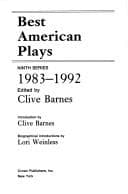 Tapa de Best American Plays