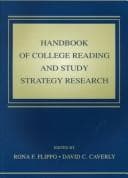 Tapa de Handbook of college reading and study strategy research