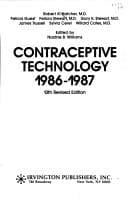 Tapa de Contraceptive Technology, 1986-1987